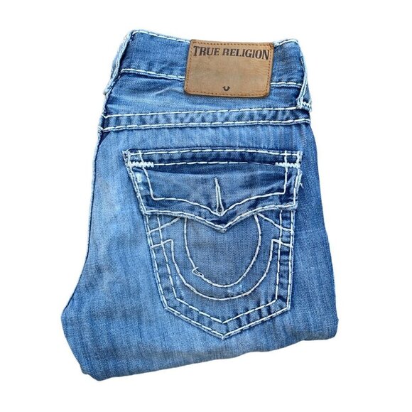 True Religion Jeans Size 30 RICKY SUPER T Blue - Picture 7 of 9